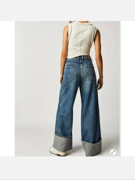 Free People We The Free Final Countdown Jeans In The Color Zero Size 26 - Picture 2 of 9